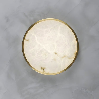 Geometric Alabaster Recessed Ceiling Light, view 25