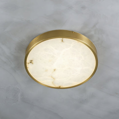 Geometric Alabaster Recessed Ceiling Light, view 26