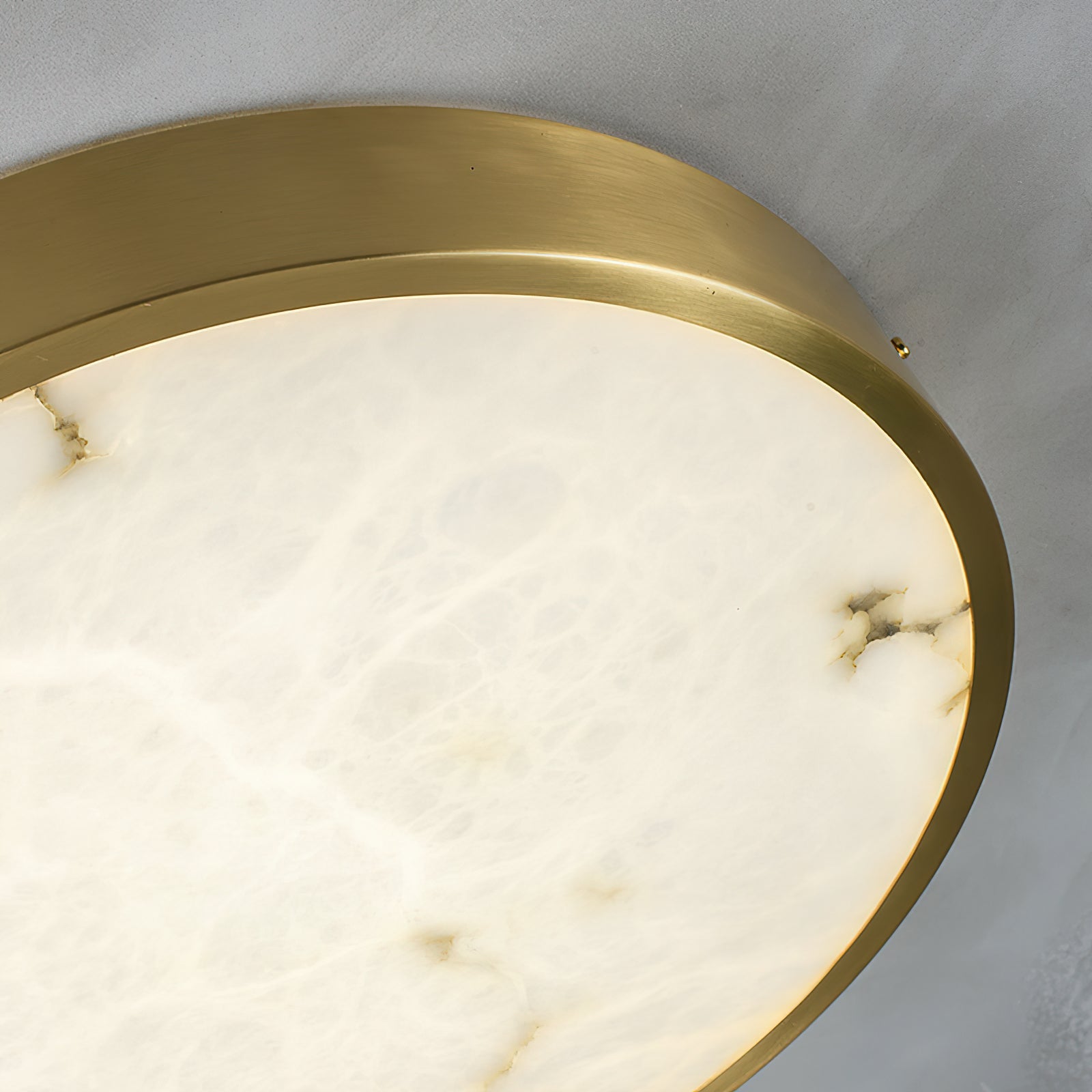 Geometric Alabaster Recessed Ceiling Light, view 27
