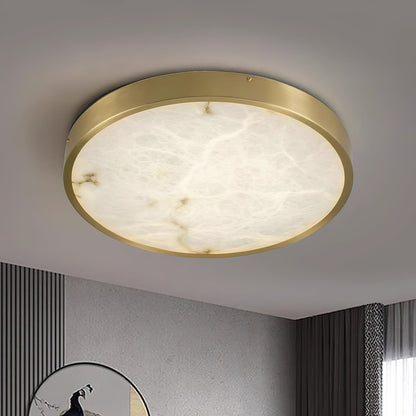 Geometric Alabaster Recessed Ceiling Light, view 5