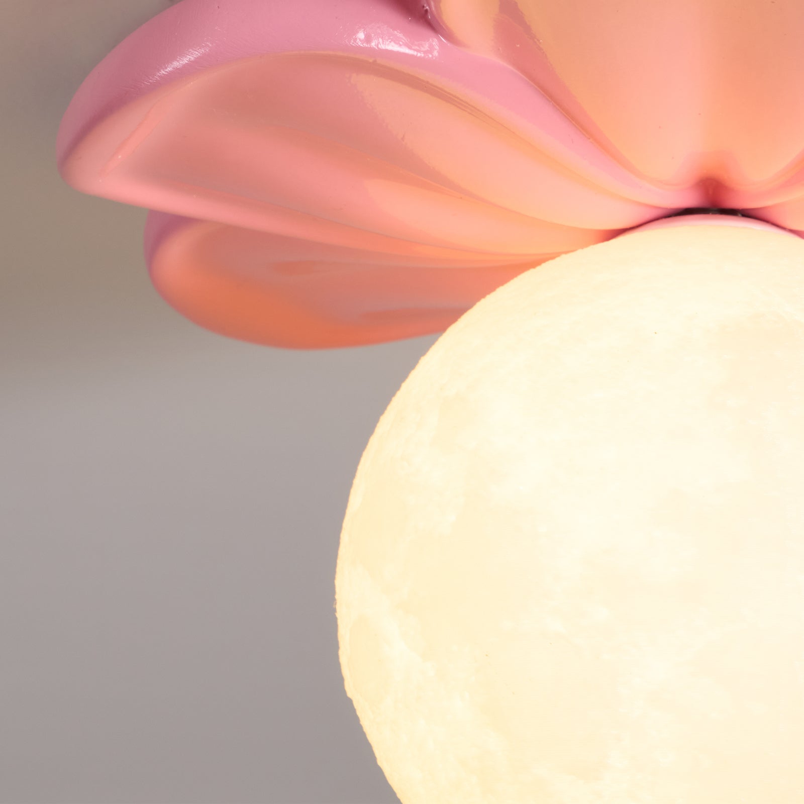 Cream Bloom Flower Ceiling Lamp, view 15