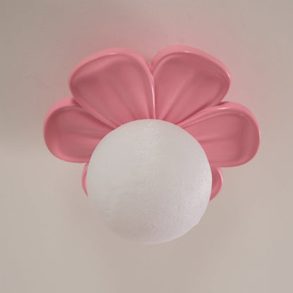 Cream Bloom Flower Ceiling Lamp, view 21