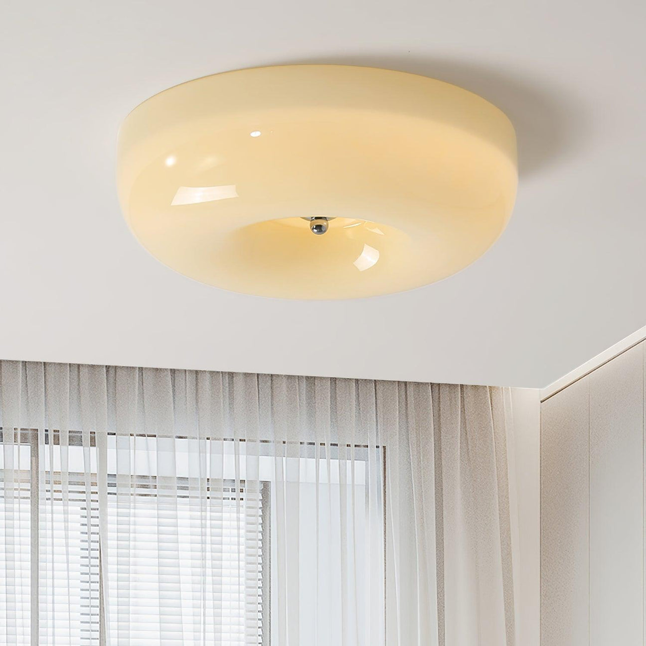 Glass Button Ceiling Lamp – Dimmable, view 10