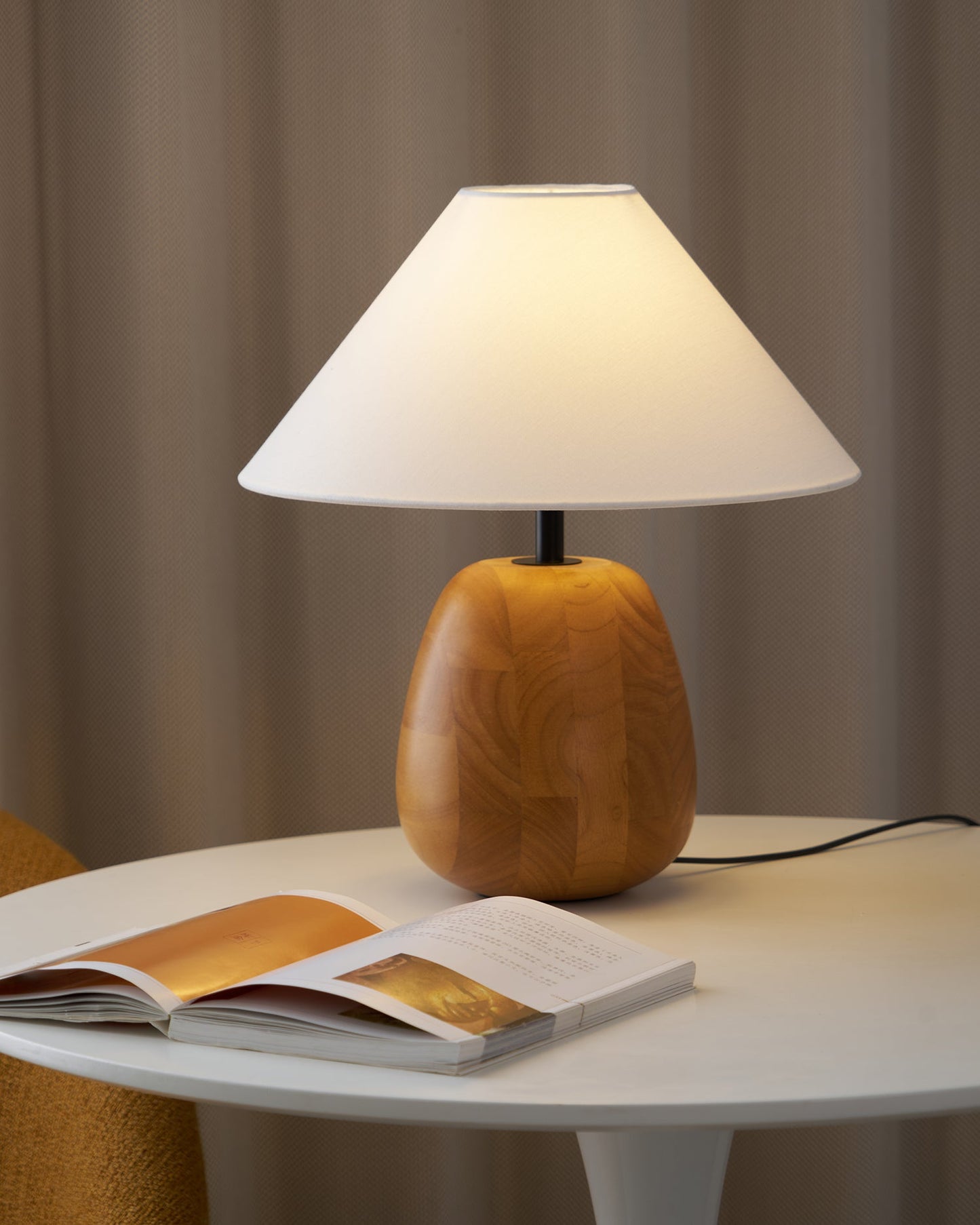 Irving Wood Table Lamp, view 25