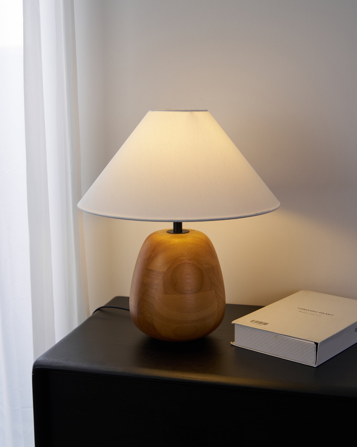 Irving Wood Table Lamp, view 7