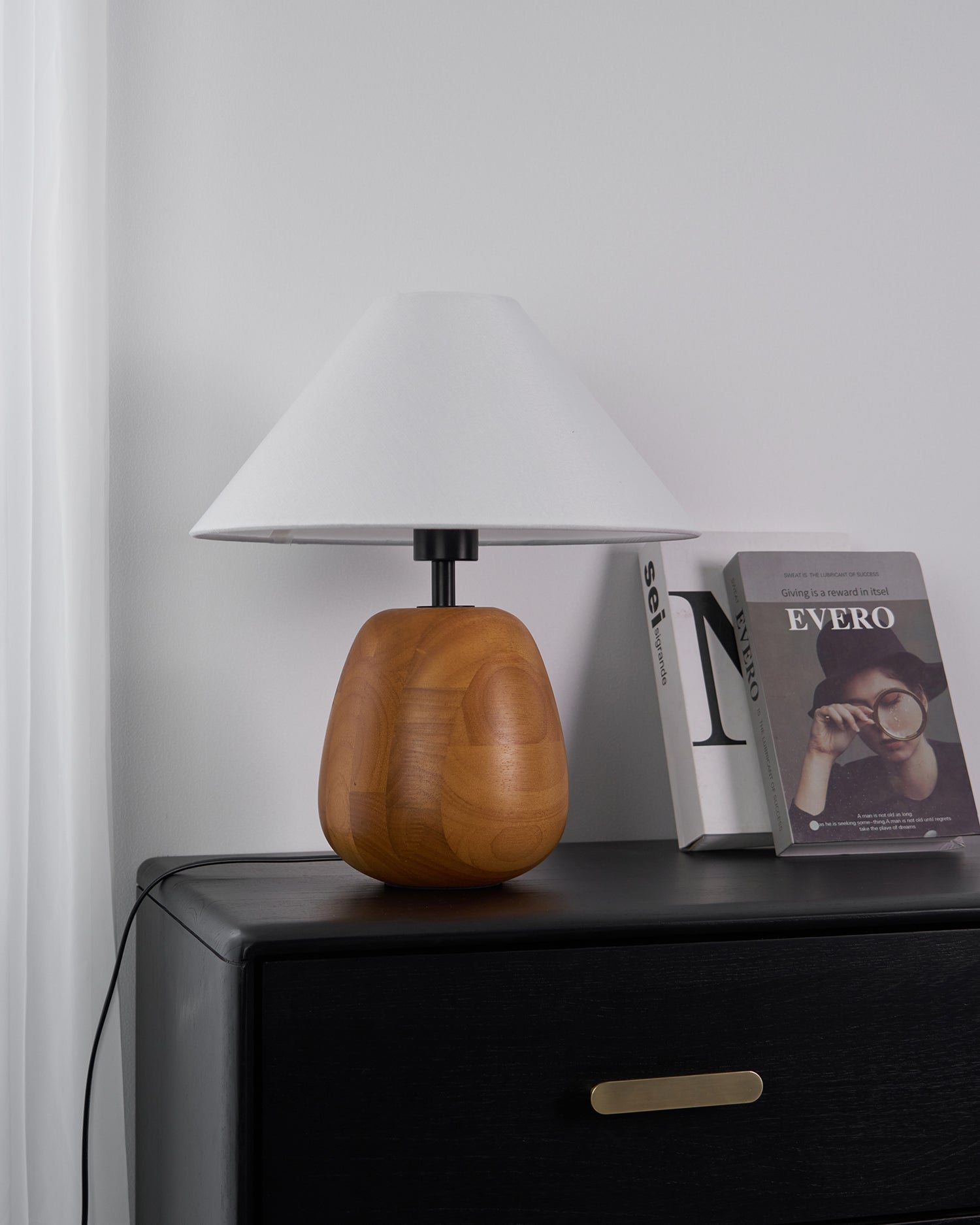 Irving Wood Table Lamp, view 9