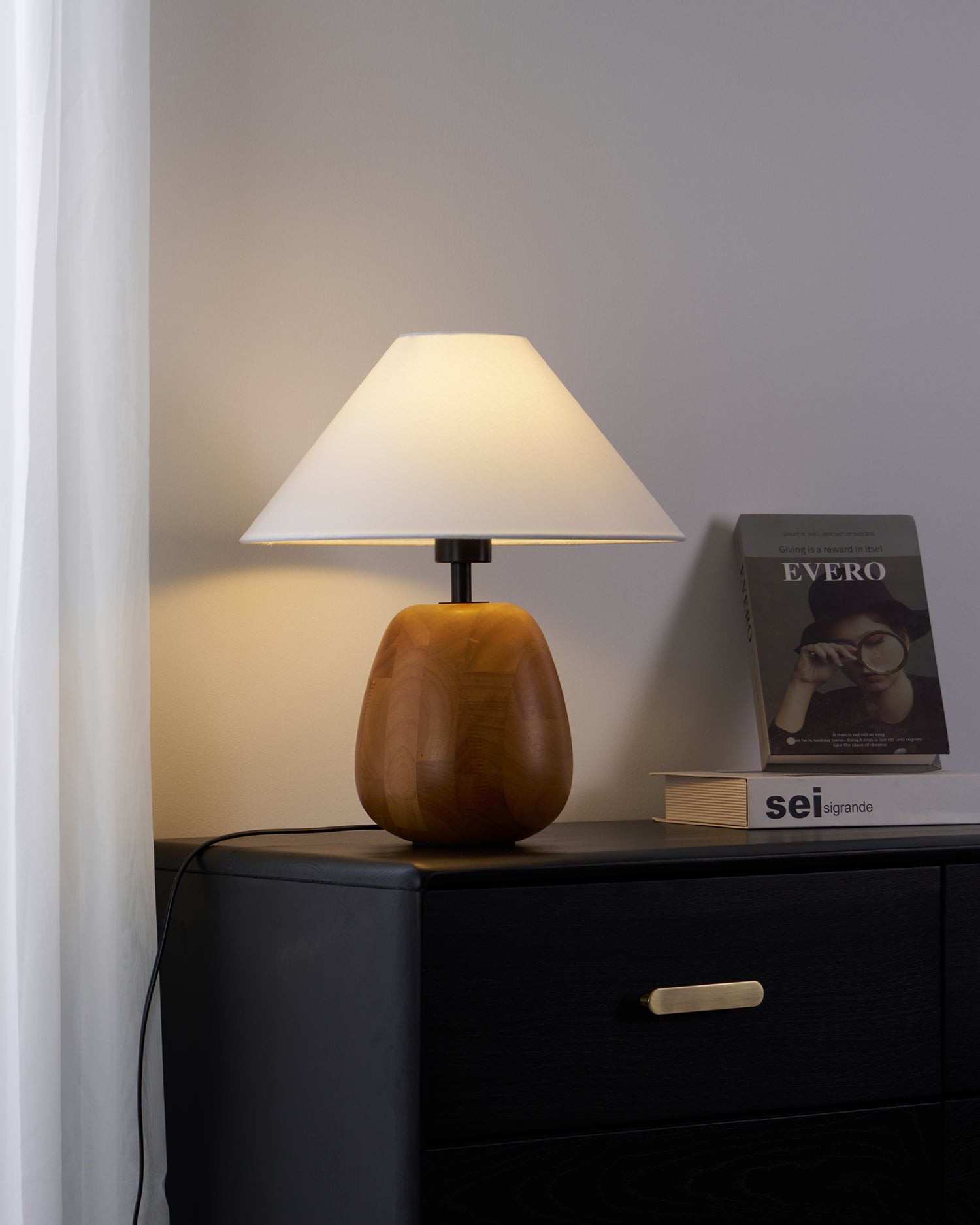Irving Wood Table Lamp, view 11