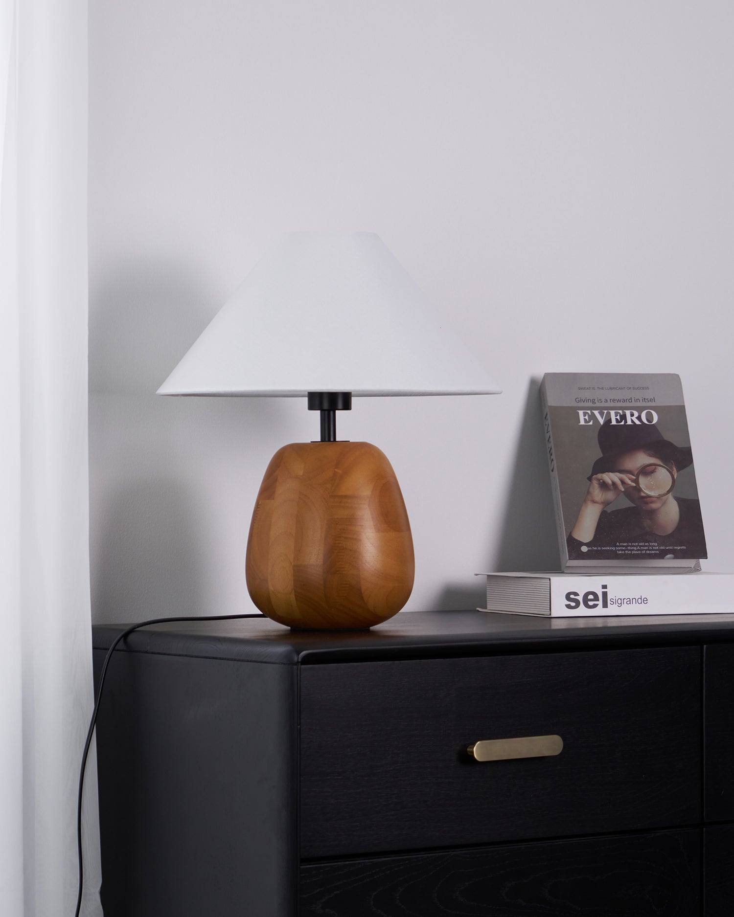 Irving Wood Table Lamp, view 10