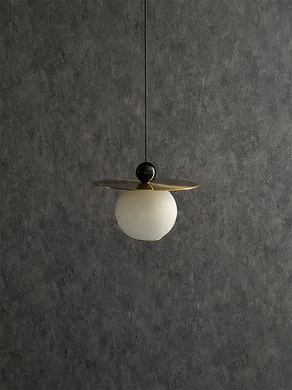 Helios Cord Alabaster Pendant Light, view 17