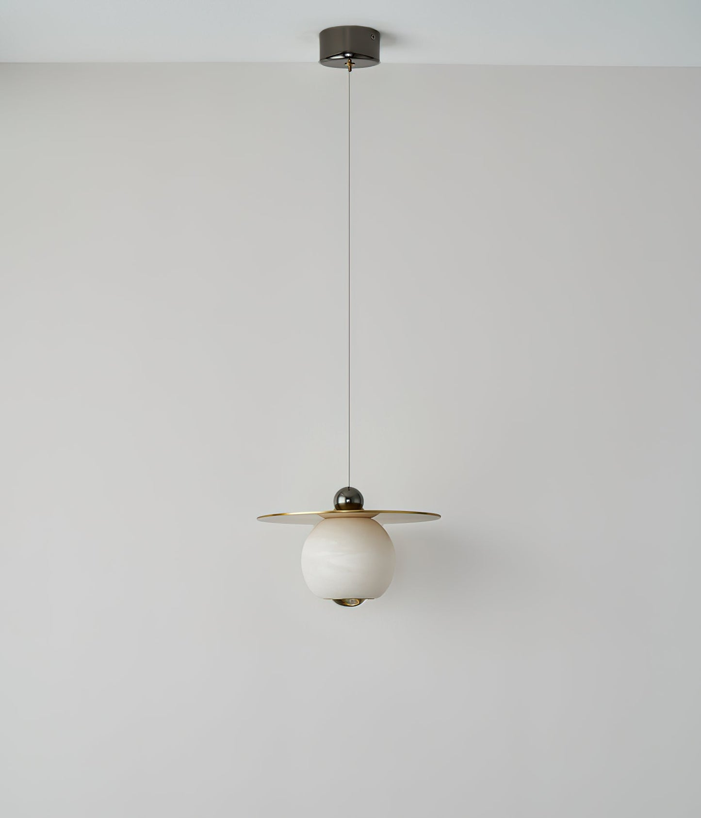 Helios Cord Alabaster Pendant Light, view 19