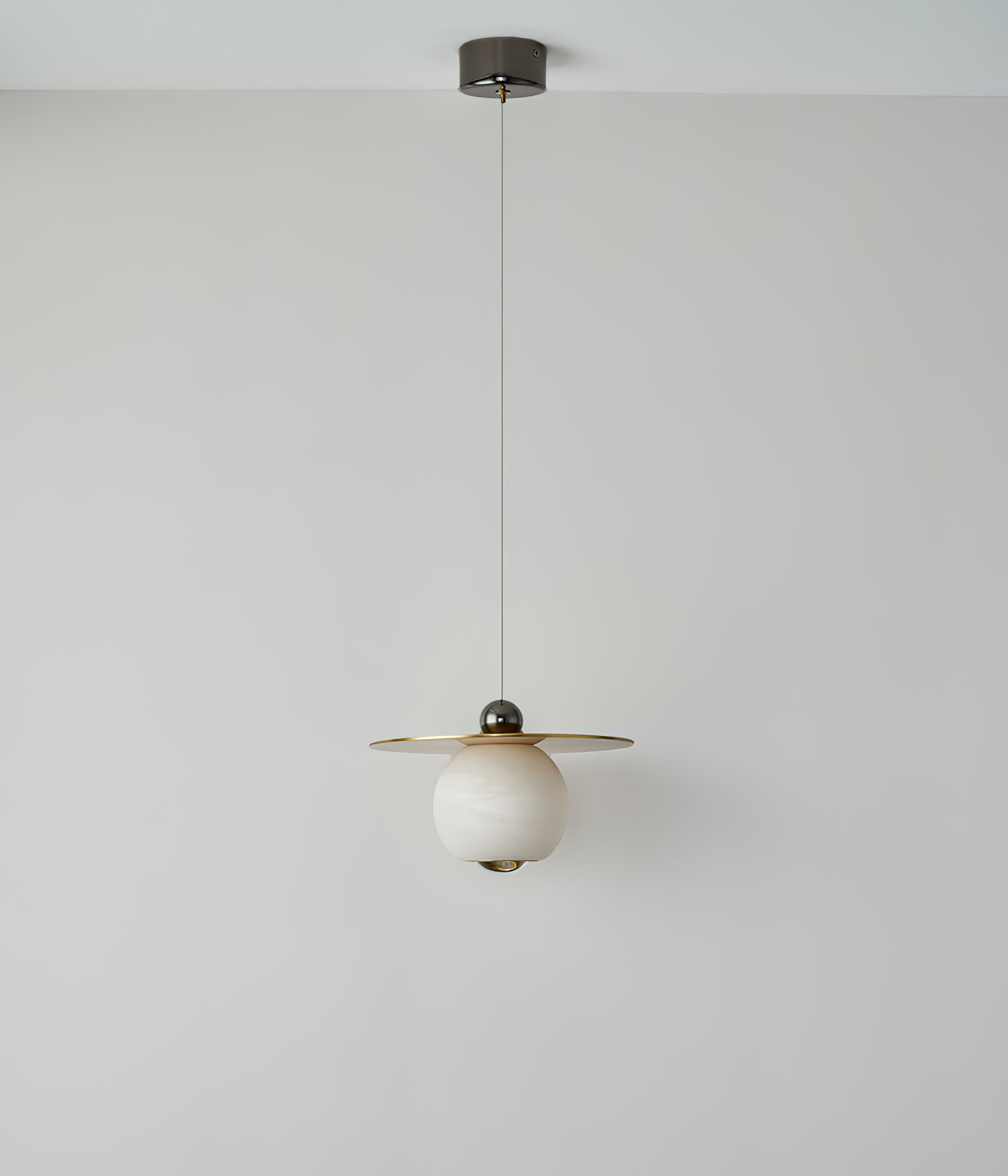 Helios Cord Alabaster Pendant Light, view 19