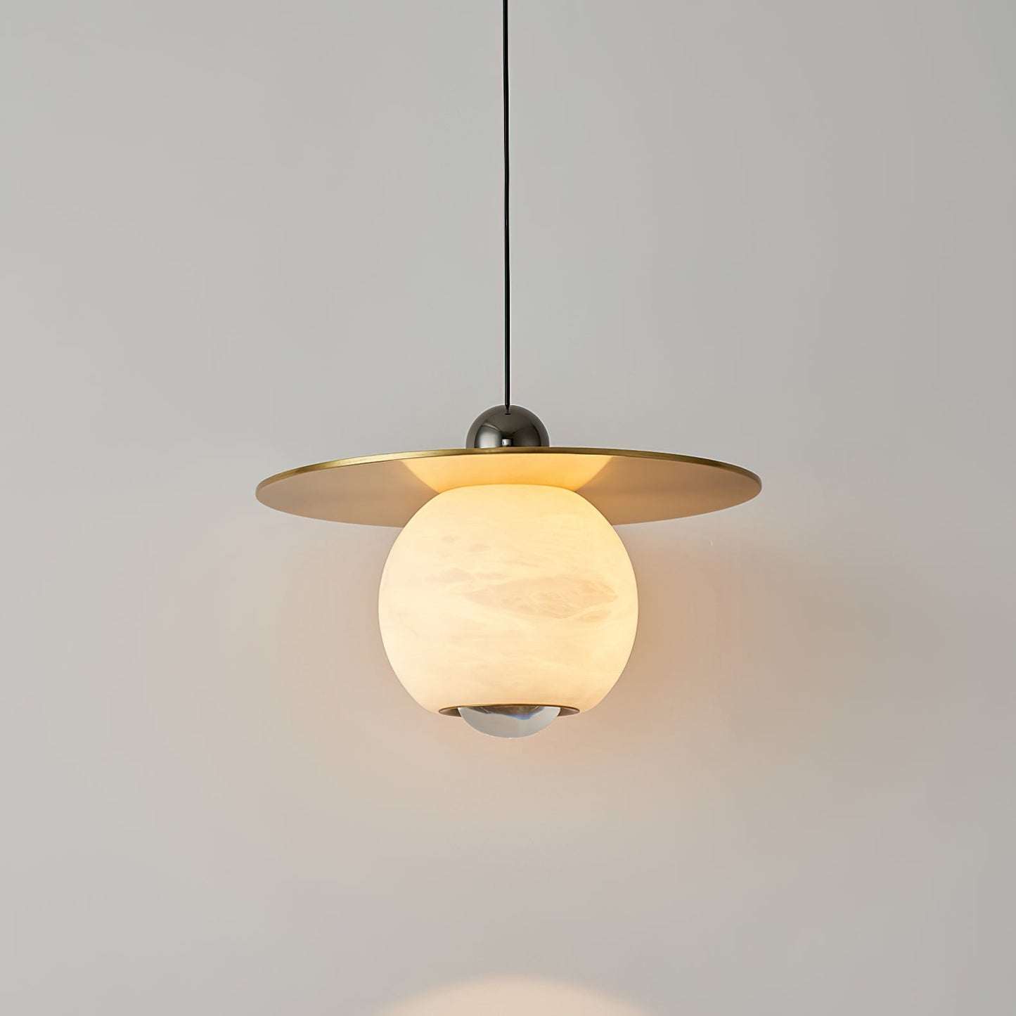 Helios Cord Alabaster Pendant Light, view 21