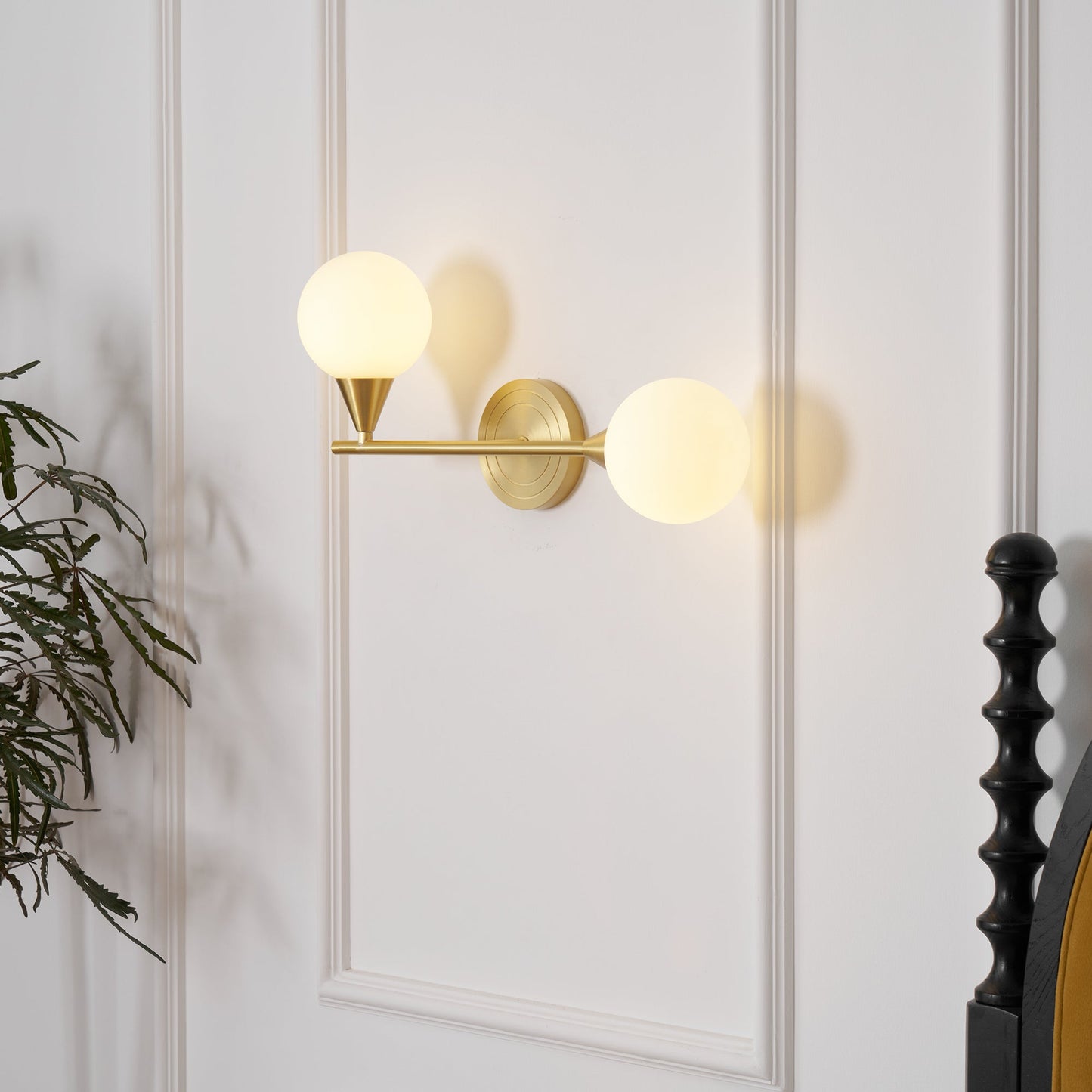 Holten Brass Armed Sconce, view 18