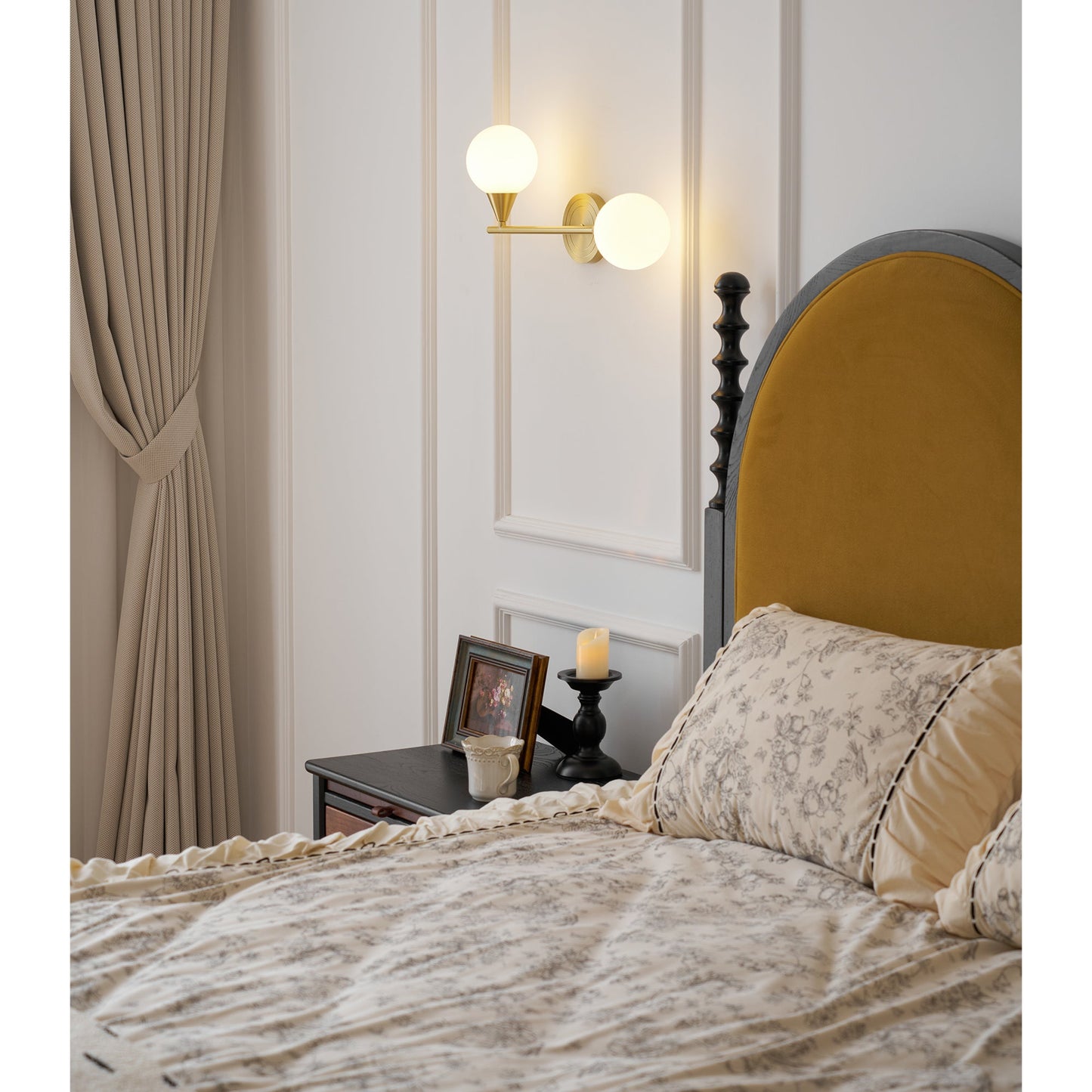 Holten Brass Armed Sconce, view 7
