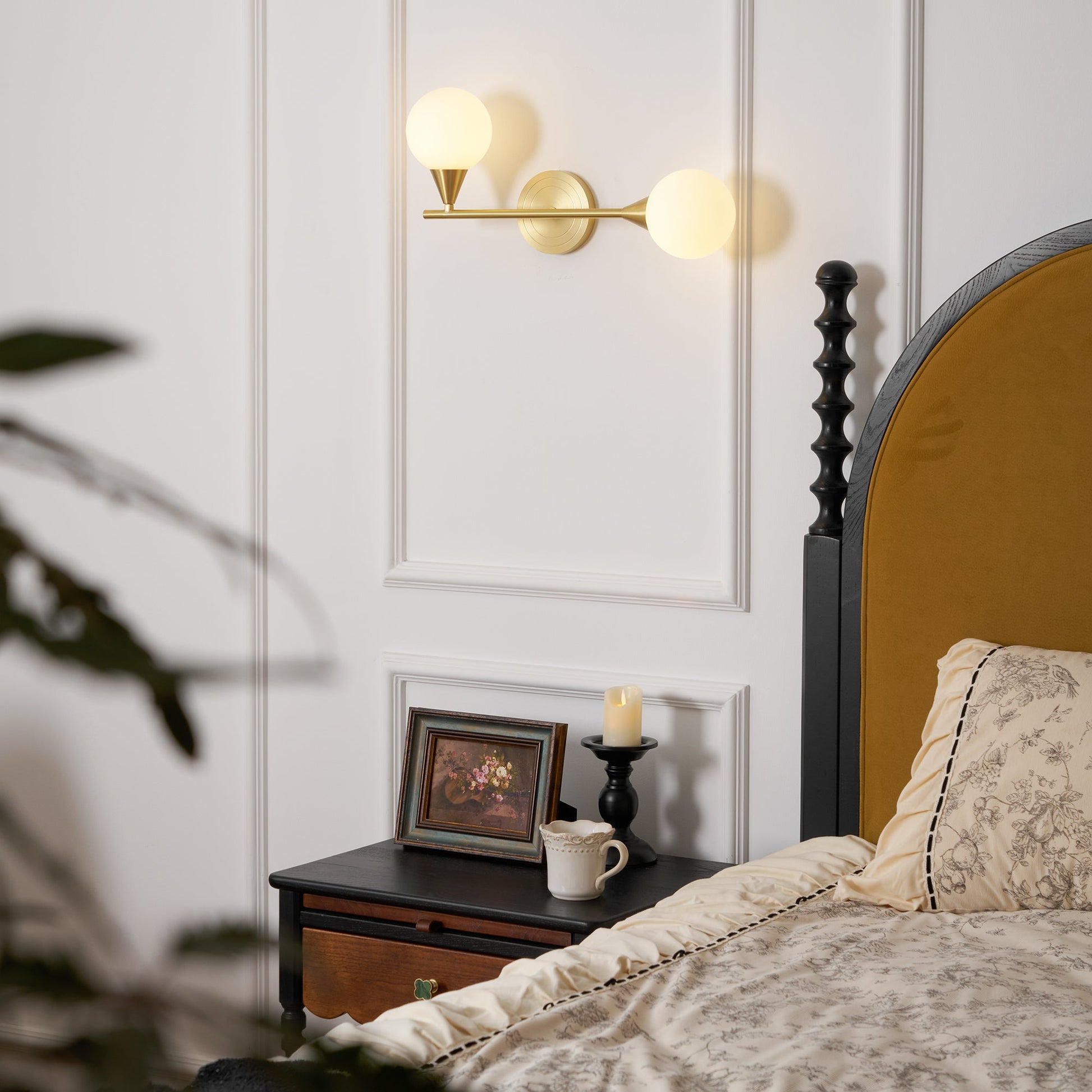 Holten Brass Armed Sconce, view 4
