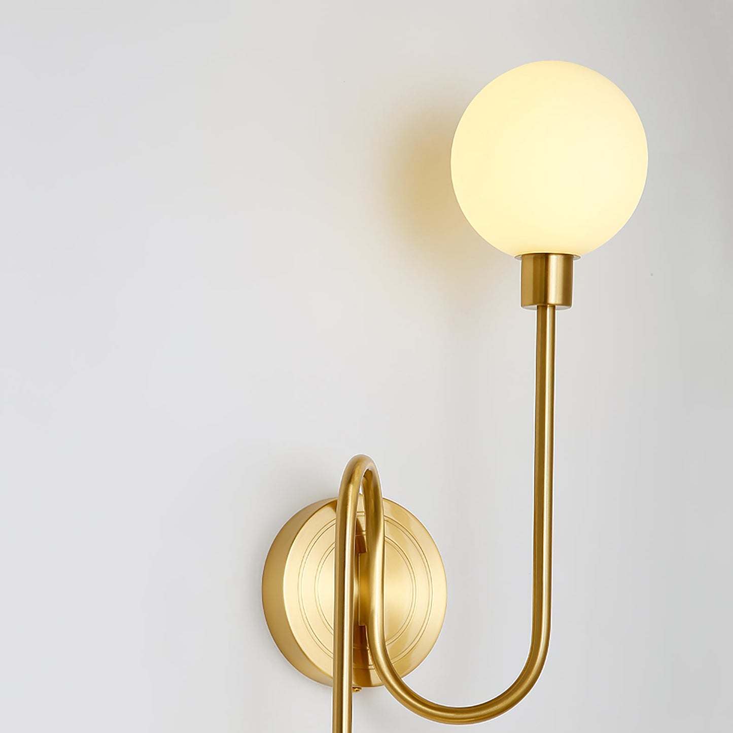 Holten Brass Armed Sconce, view 16