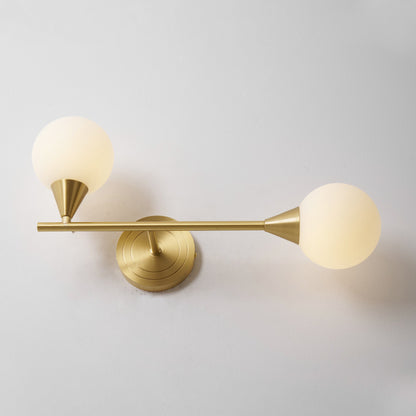 Holten Brass Armed Sconce, alternate view