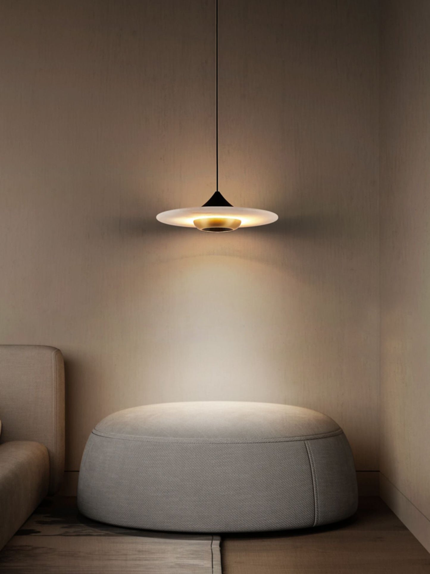 Ipno LED Alabaster Pendant Light, view 6