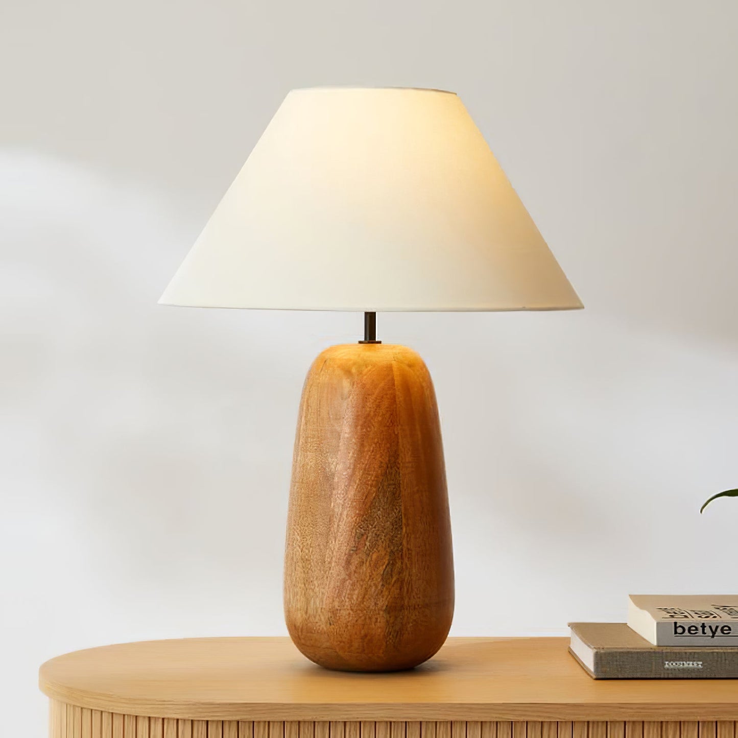 Irving Wood Table Lamp, detail
