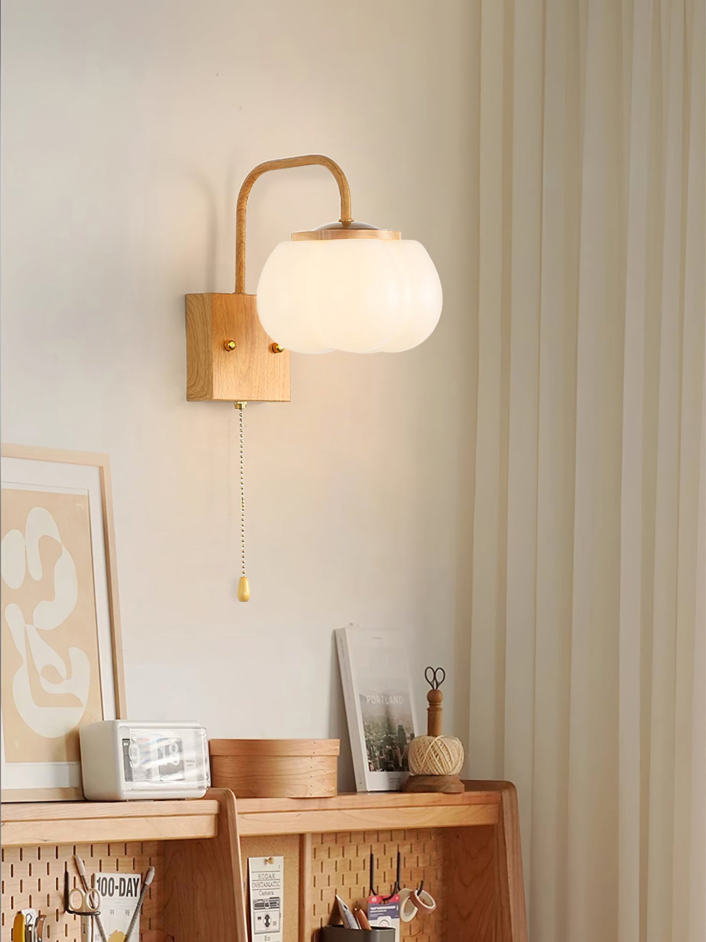 Kapok Flower Wall Lamp, view 9