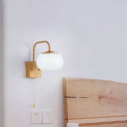 Kapok Flower Wall Lamp, detail