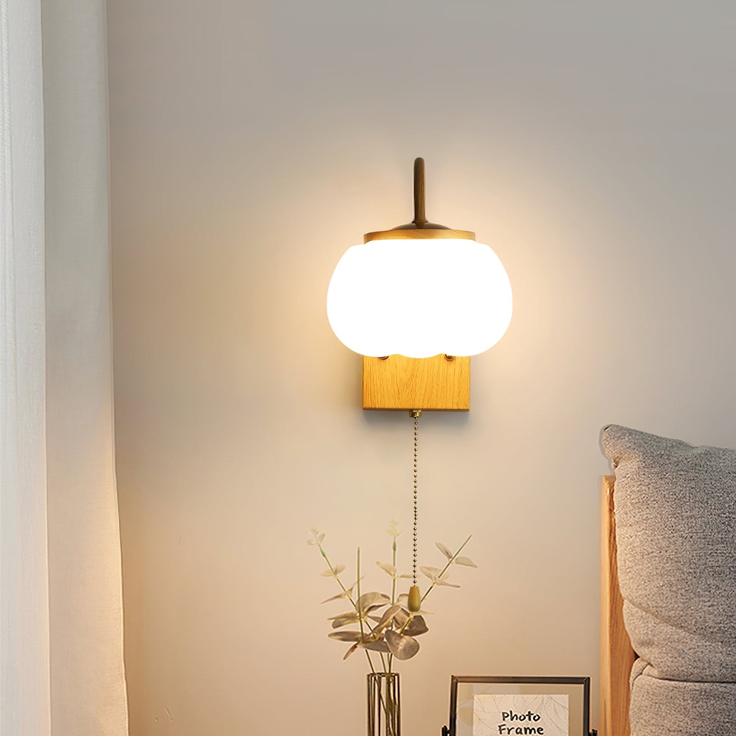 Kapok Flower Wall Lamp, alternate view
