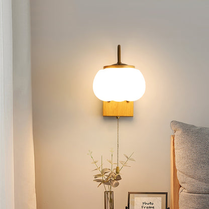 Kapok Flower Wall Lamp, alternate view