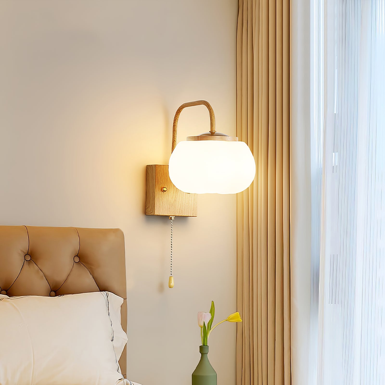 Kapok Flower Wall Lamp, view 4