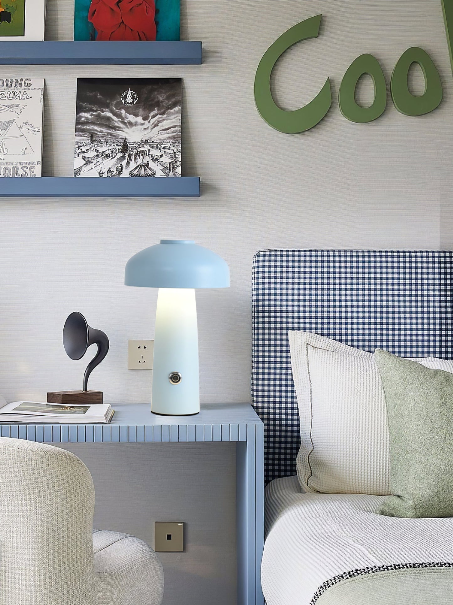 Leon Mushroom Table Lamp with built-in battery, view 14