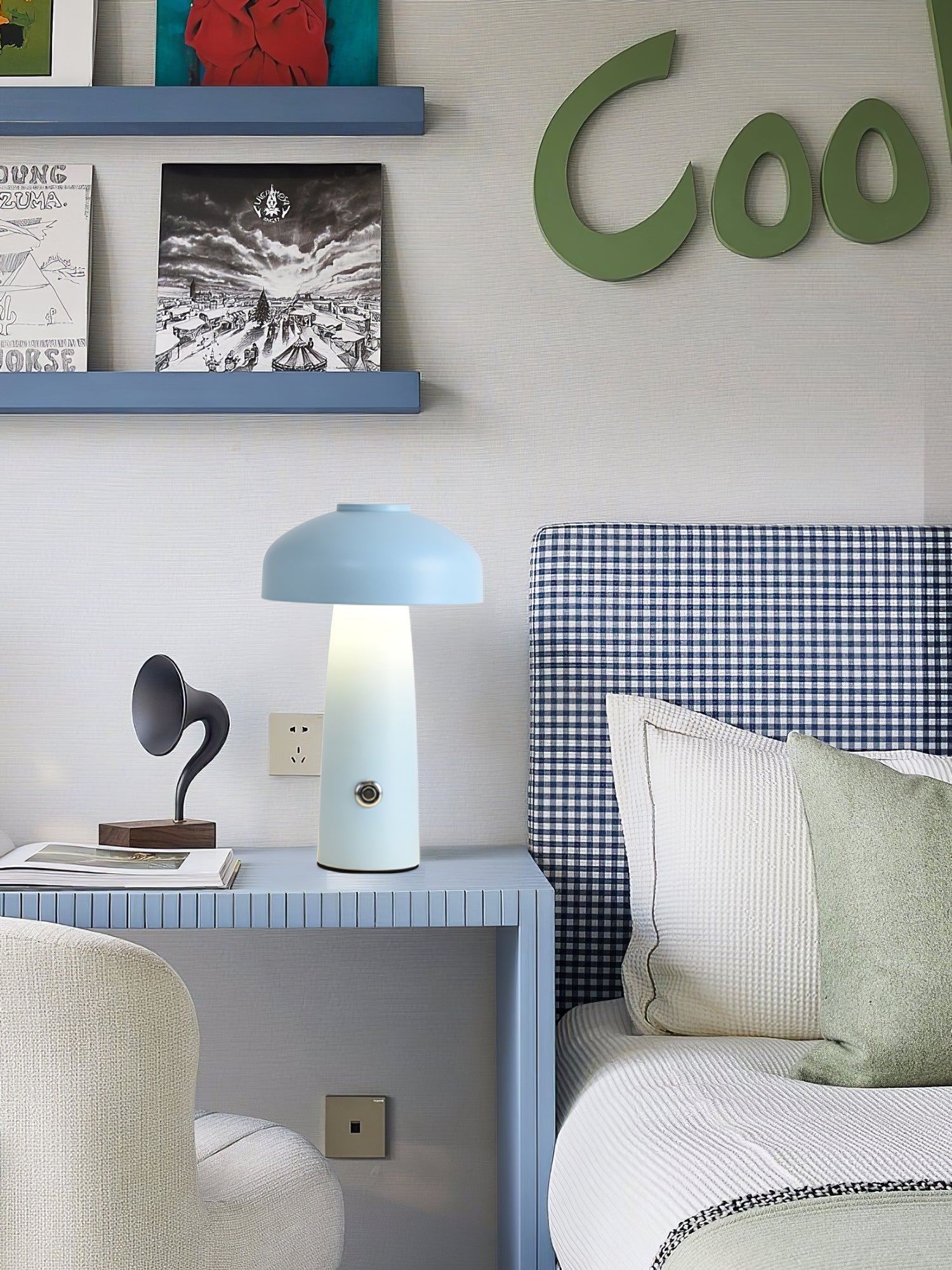 Leon Mushroom Table Lamp with built-in battery, view 14