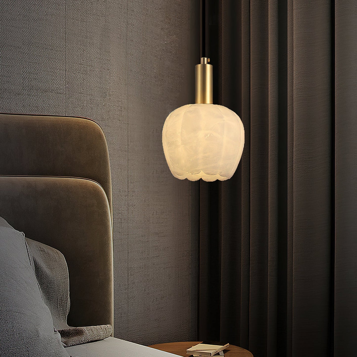 Lilin Alabaster Pendant Light, view 9