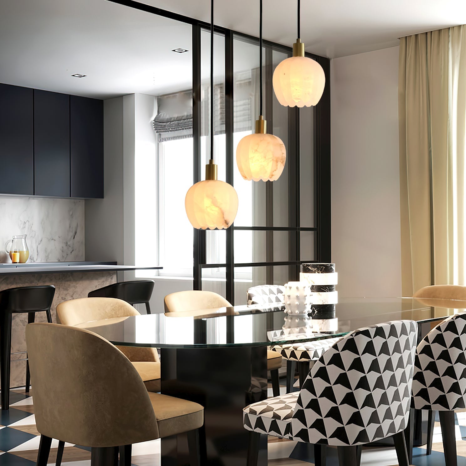 Lilin Alabaster Pendant Light, view 10