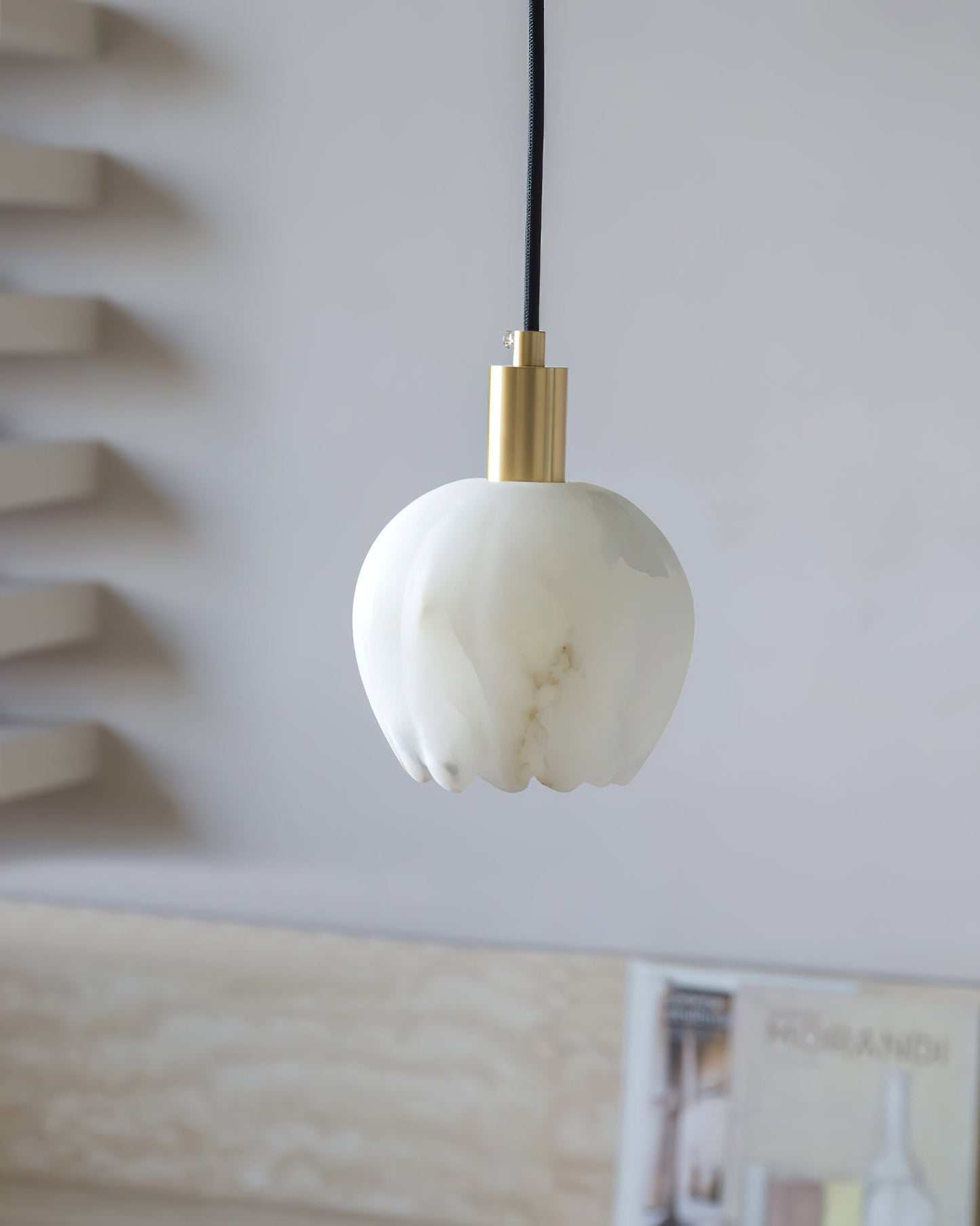Lilin Alabaster Pendant Light, view 13