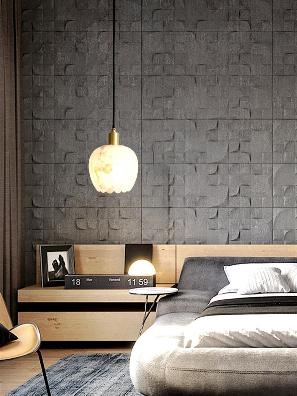Lilin Alabaster Pendant Light, view 16