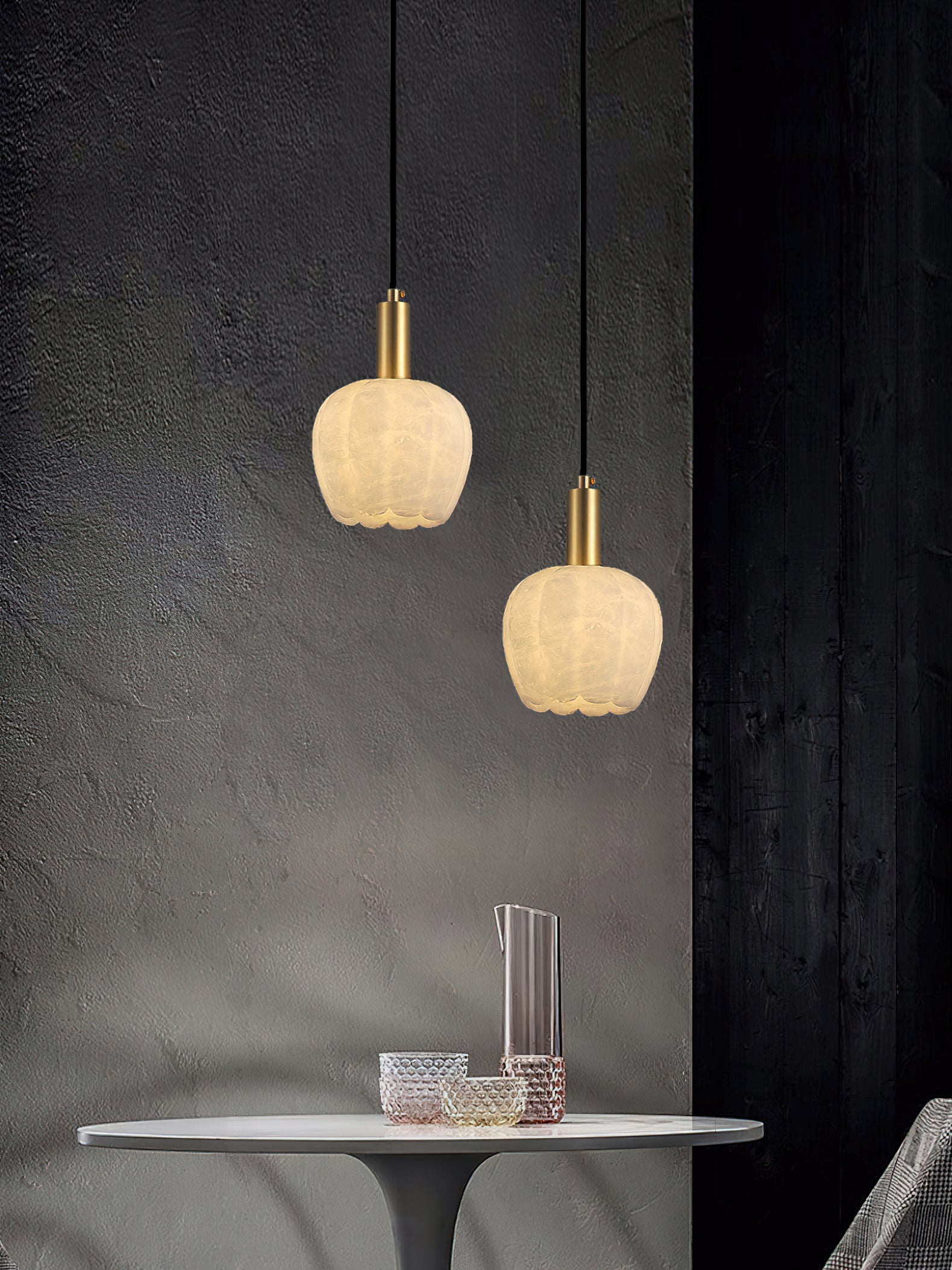 Lilin Alabaster Pendant Light, view 17