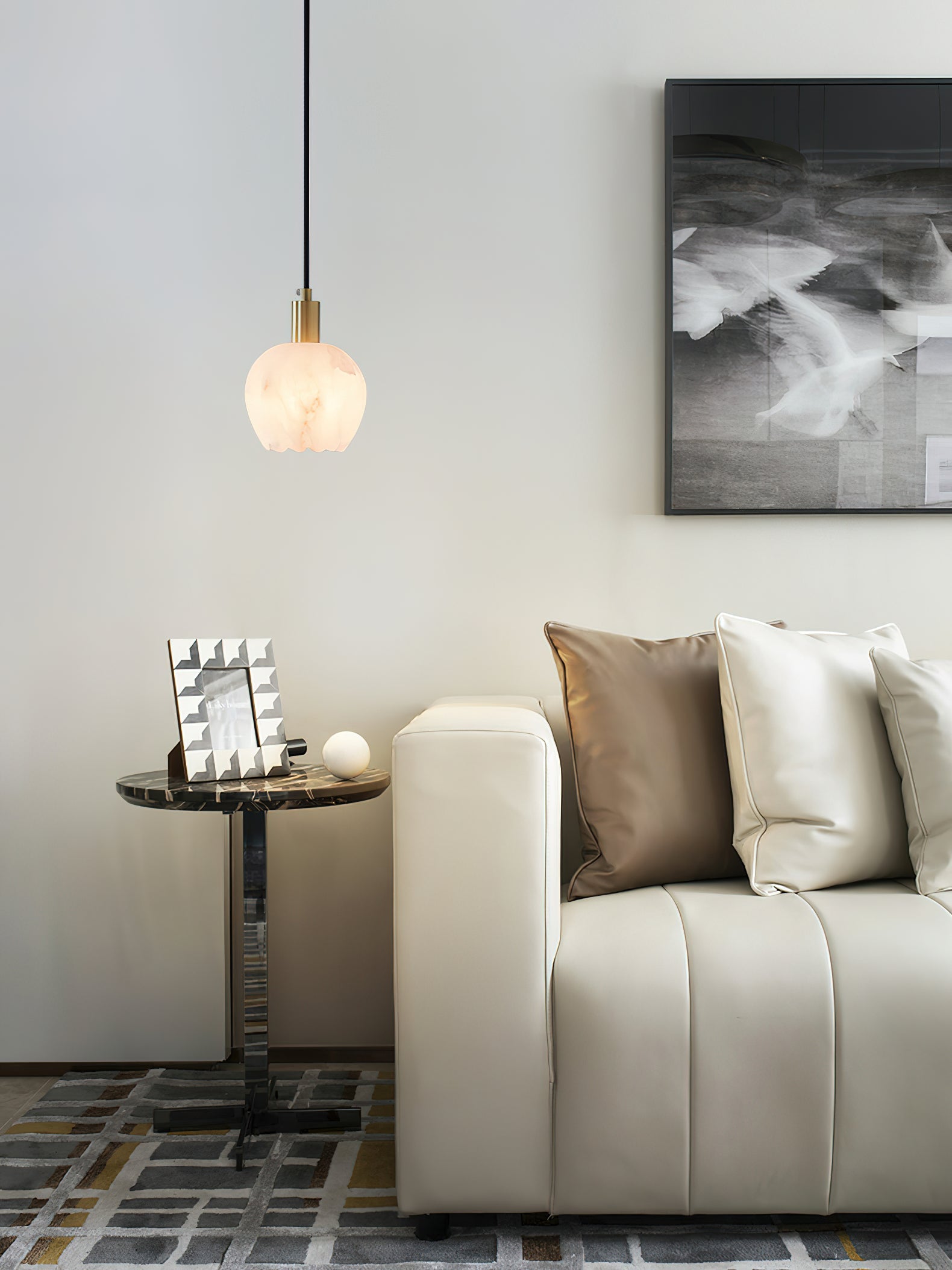 Lilin Alabaster Pendant Light, view 18