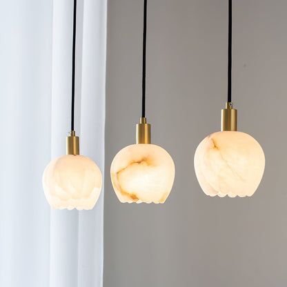 Lilin Alabaster Pendant Light, alternate view