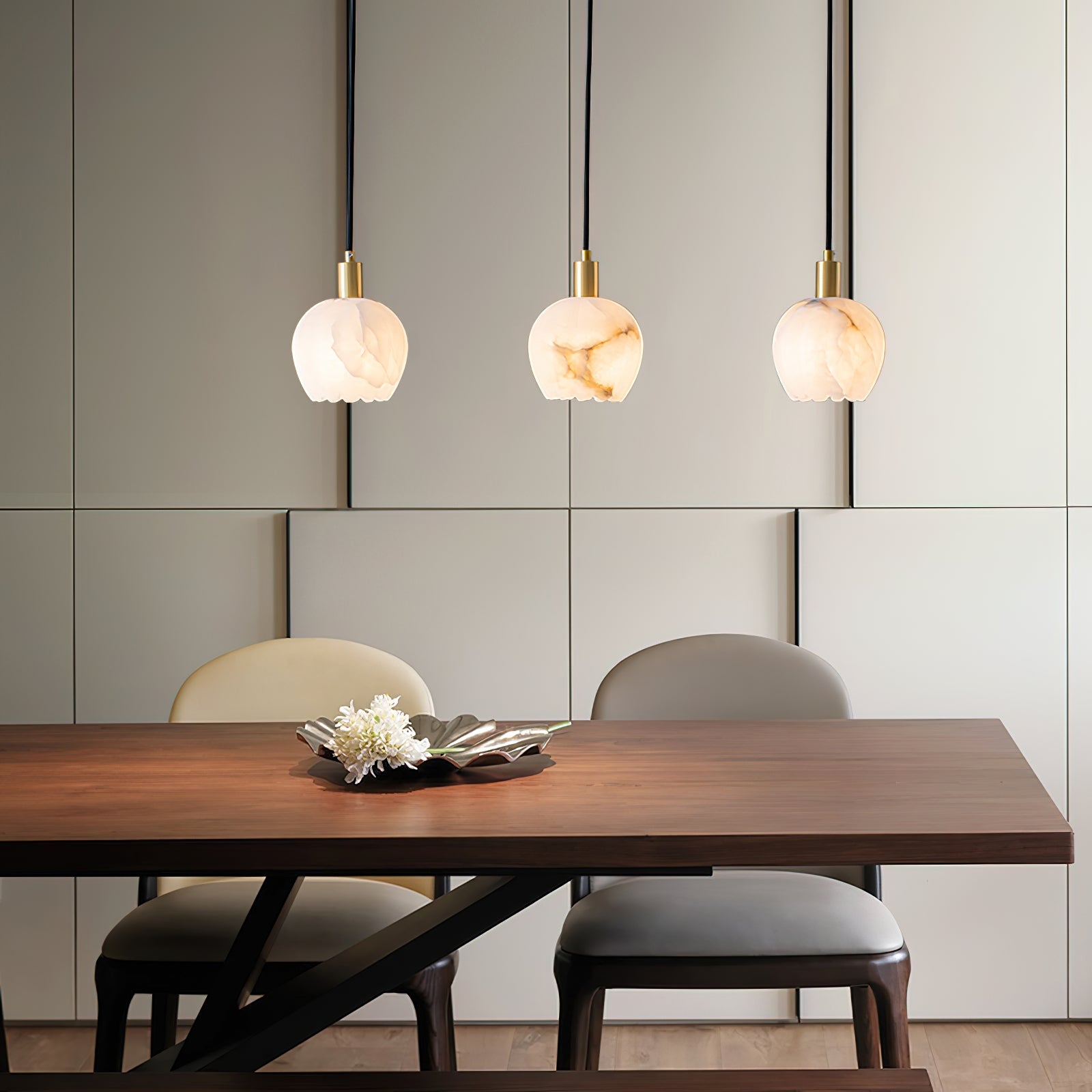 Lilin Alabaster Pendant Light, view 8