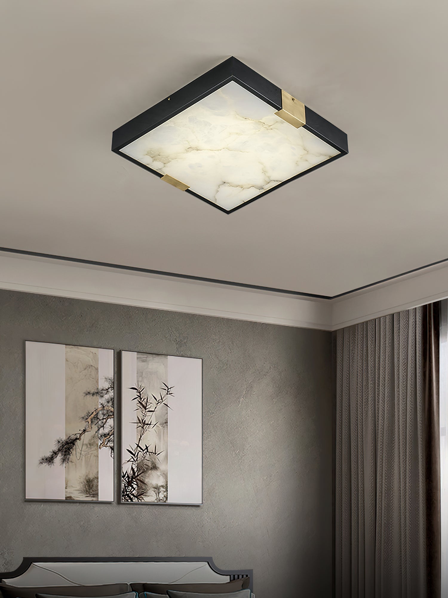 Lucien Alabaster Ceiling Light, view 11