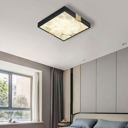 Lucien Alabaster Ceiling Light, alternate view