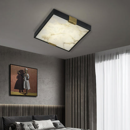 Lucien Alabaster Ceiling Light, detail