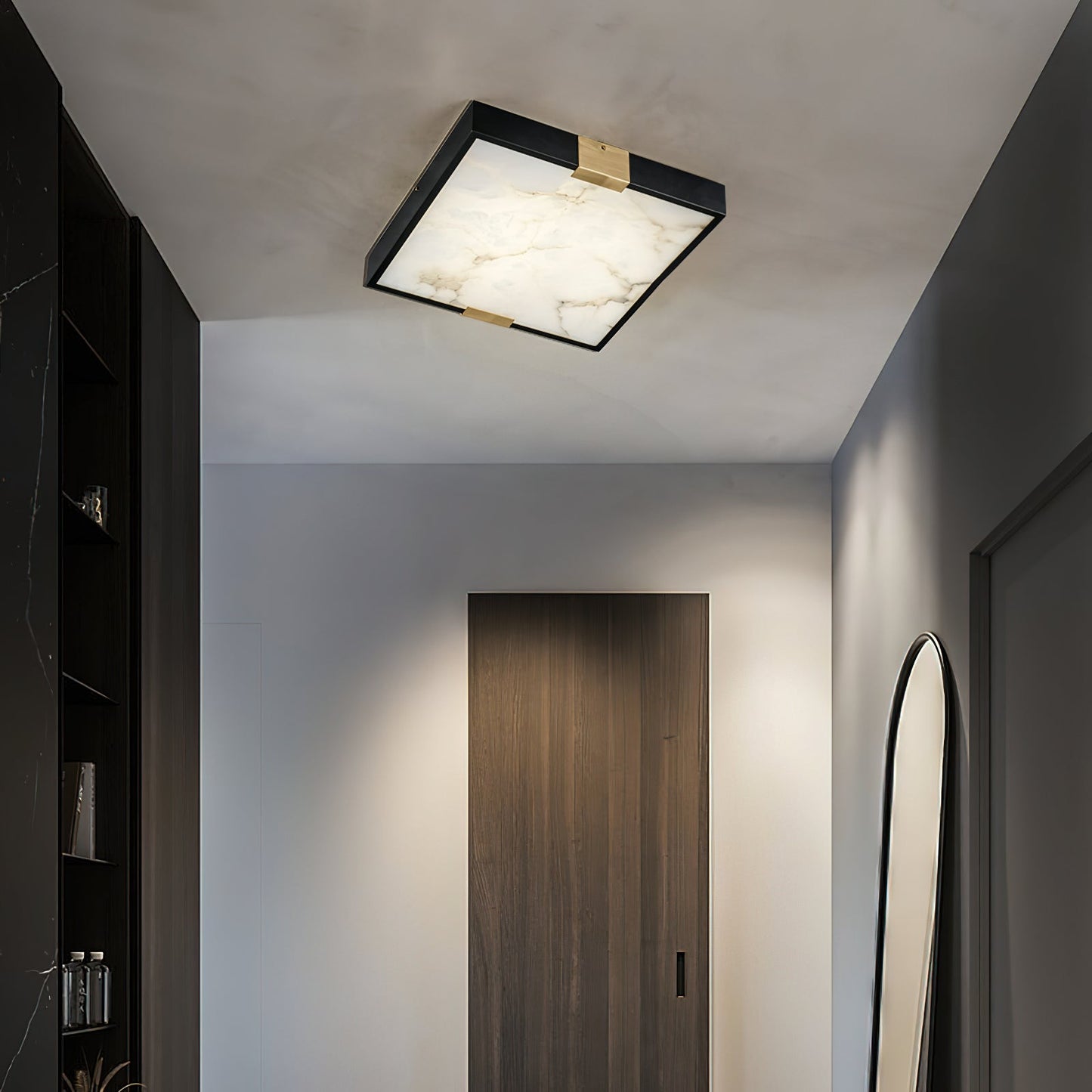 Lucien Alabaster Ceiling Light, view 4