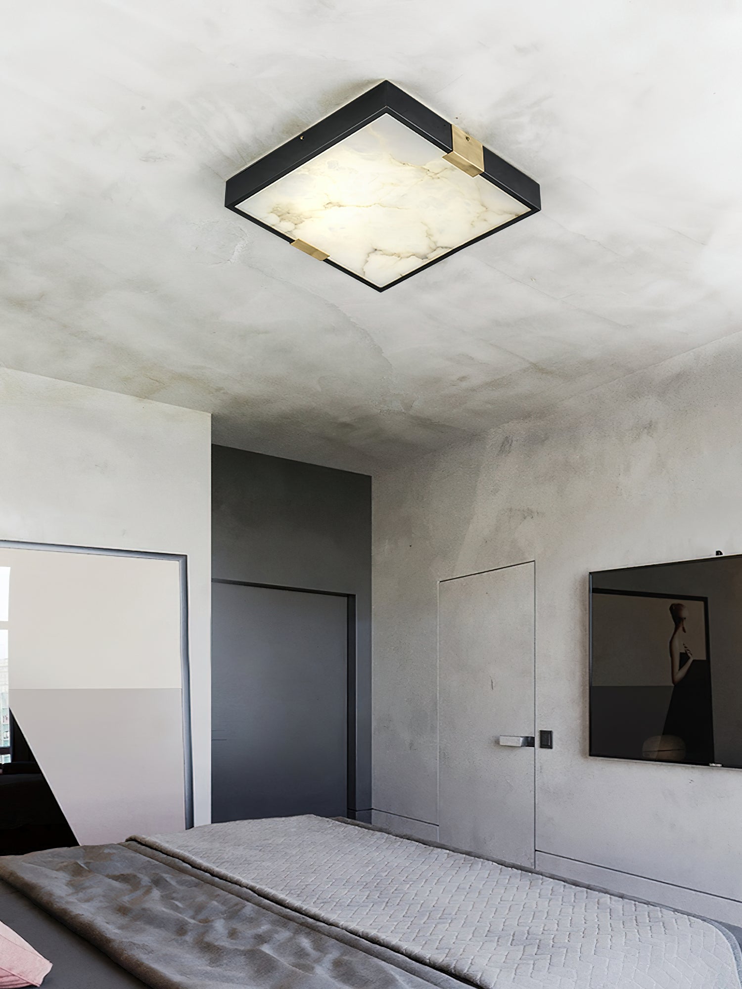 Lucien Alabaster Ceiling Light, view 8