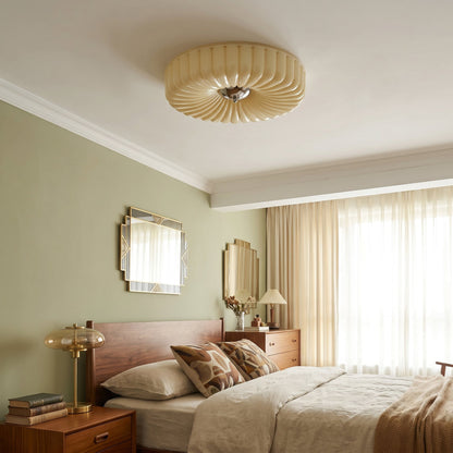 Willa Glass Flush Mount Ceiling Light, view 6
