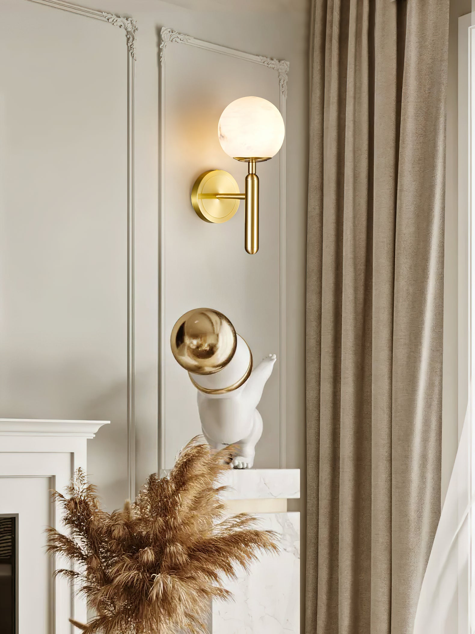 Mian Alabaster Wall Lamp, view 15