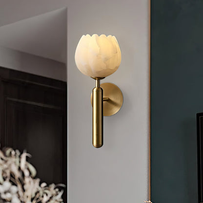 Mian Alabaster Wall Lamp, detail