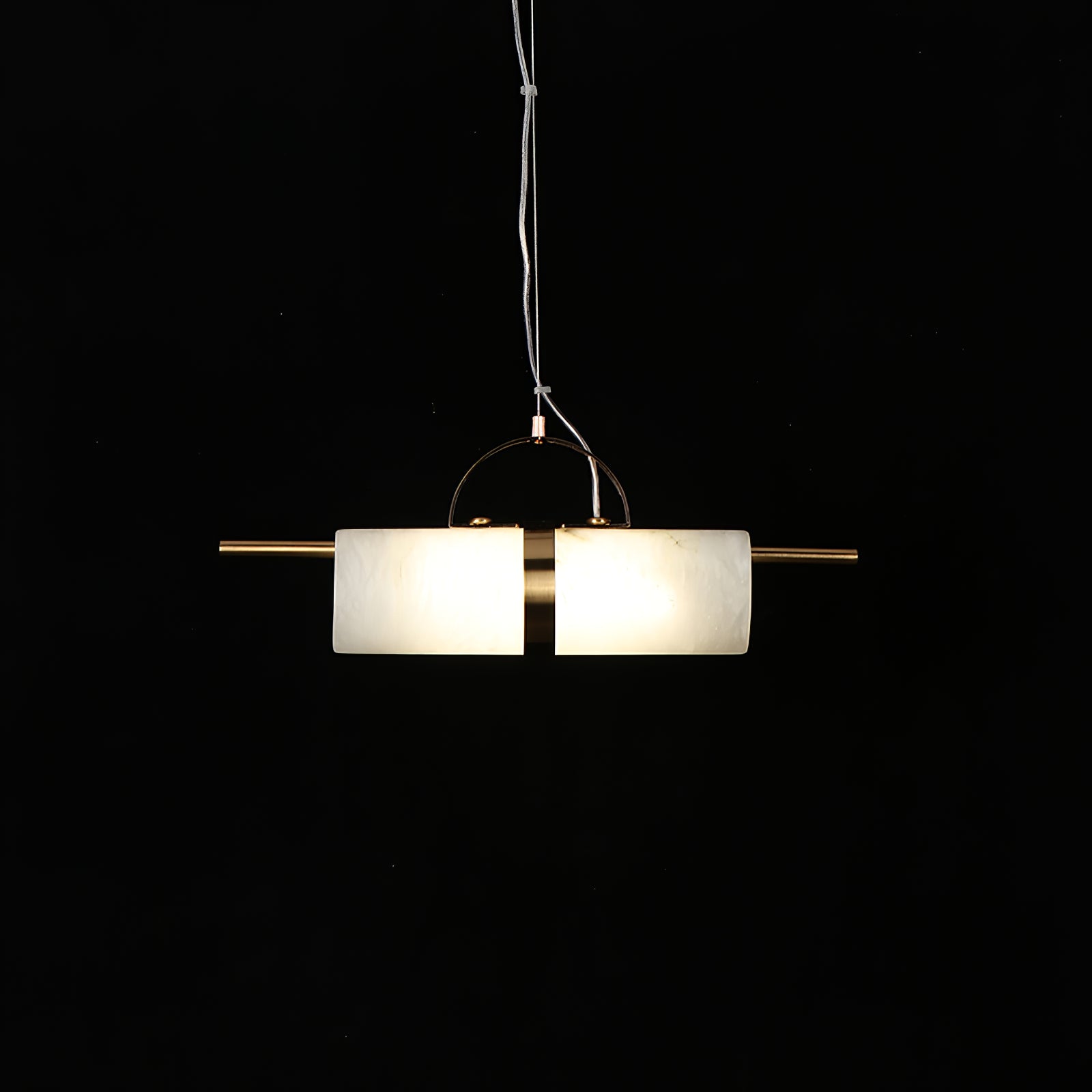 Mini Cylindrical Alabaster Pendant Light, view 4