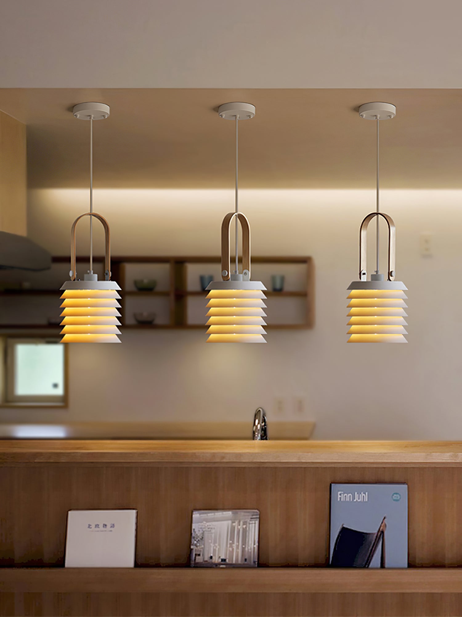Minimalist Lantern Pendant Lamp, view 9