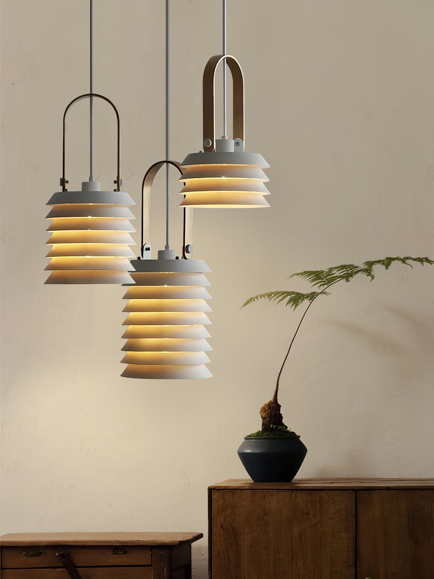 Minimalist Lantern Pendant Lamp, view 13