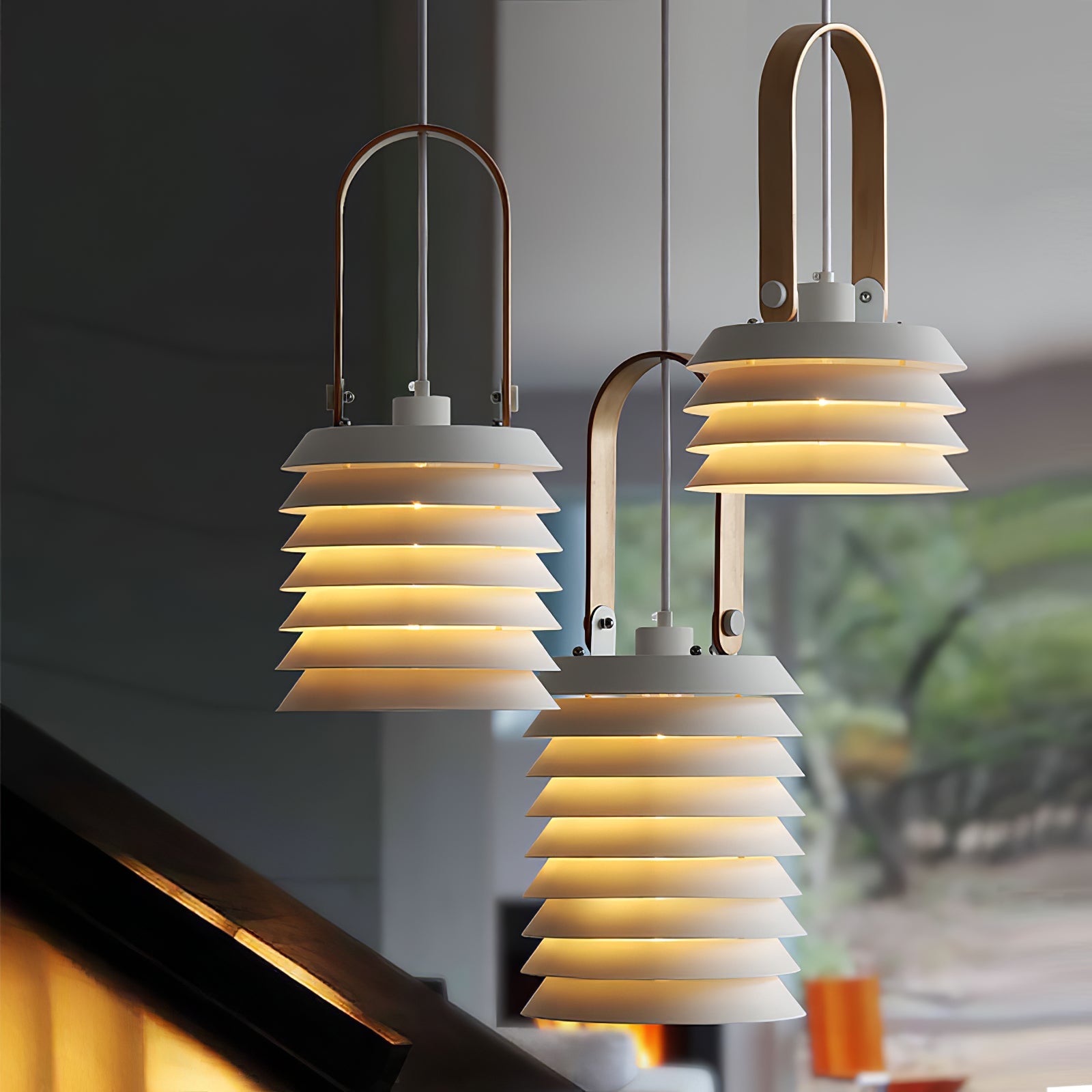 Minimalist Lantern Pendant Lamp, view 4